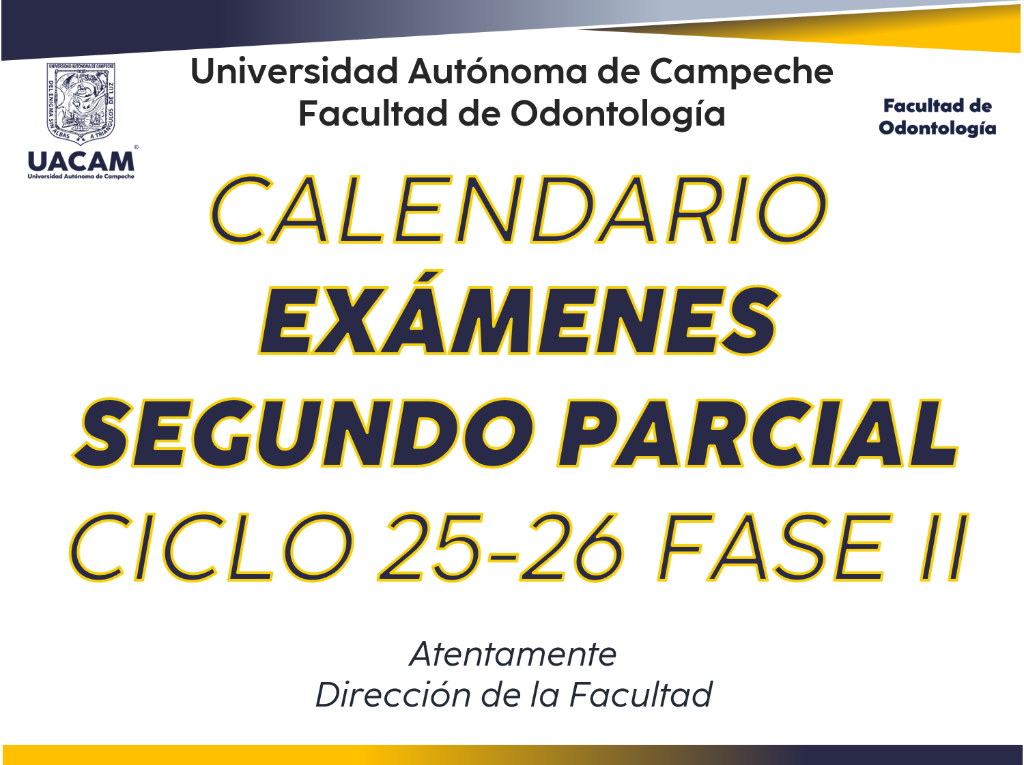 Portada Examenes Segundo Parcial 25-2